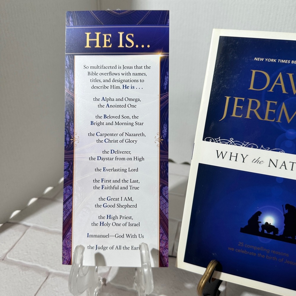 David Jeremiah Why the Nativity Book and Study Guide Set Christian Faith - Picture 2 of 11